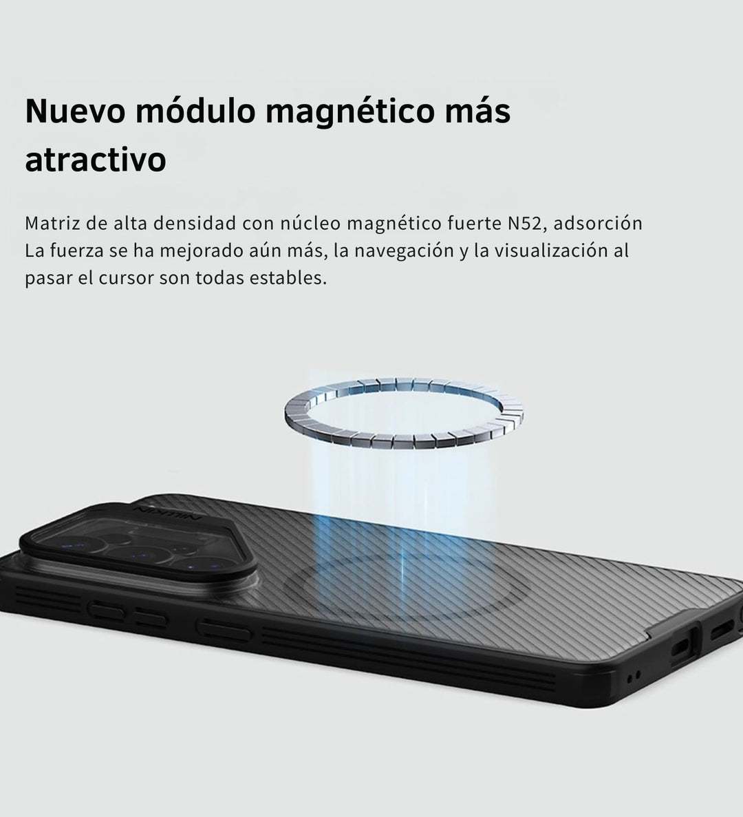 Carcasa magnética antichoque compatible con carga MagSafe para Samsung Galaxy S26 Ultra