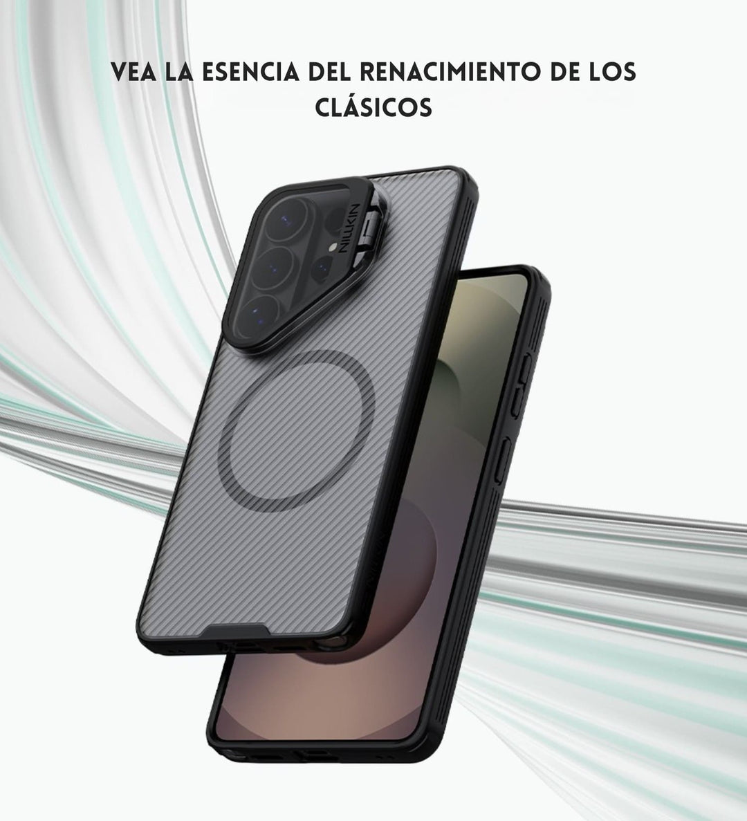Diseño premium y perfil delgado de funda original Nillkin CamShield CamPro para Galaxy S26 Ultra