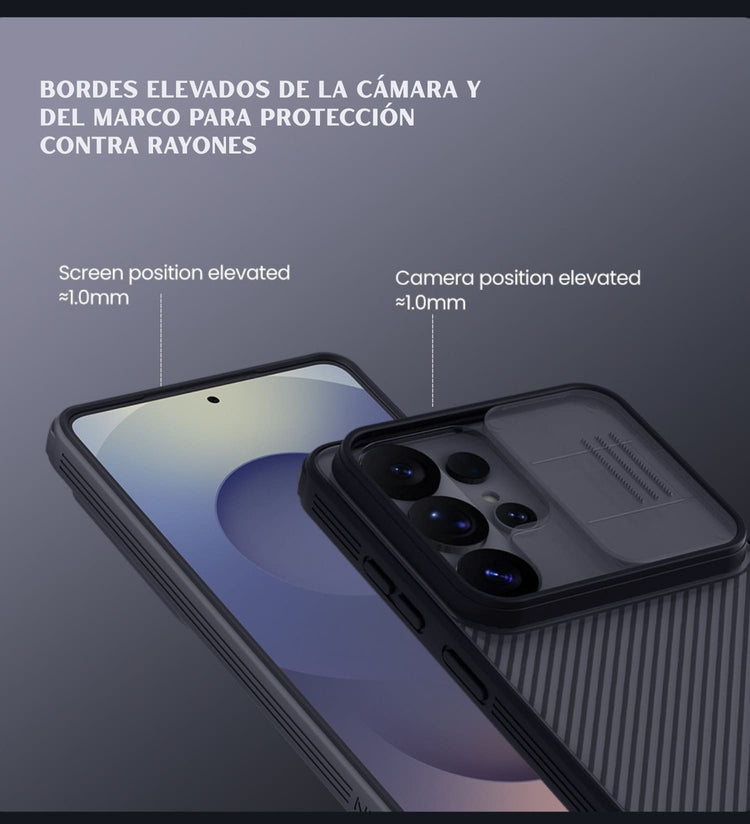 Bordes de camara y pantalla para Nillkin  CamShield S26 Ultra