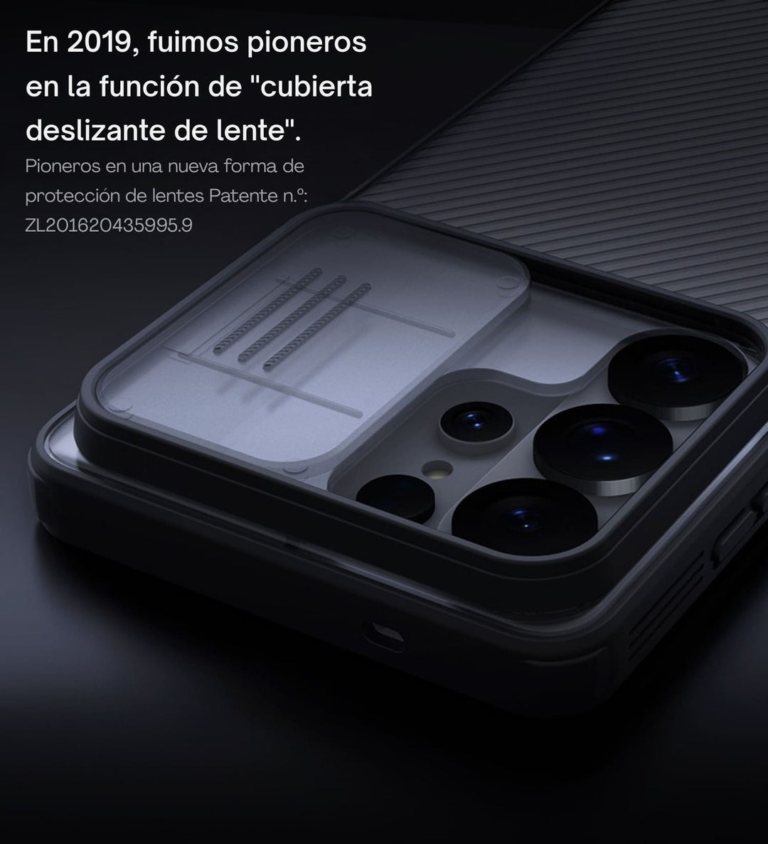 Cubierta de lentes de cámara en carcasa Nillkin S26 Ultra