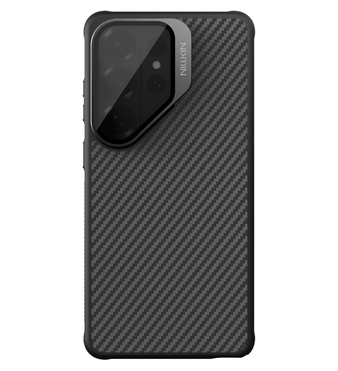 Funda Nillkin con MagSafe y fibra de Kevlar para Samsung Galaxy S26 Ultra negro protección premium