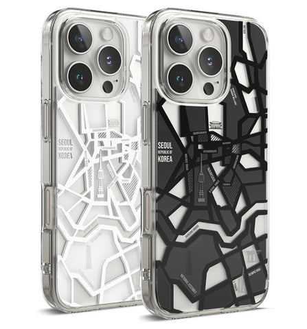 Case Ringke Fusion Design [Seoul Map] - iPhone 16 Pro Max