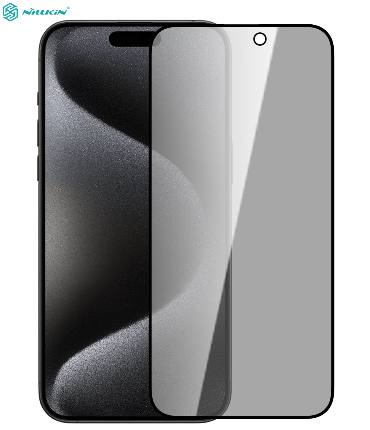 Protector de Pantalla Vidrio Nillkin Anti-espía - iPhone 15 Pro Max