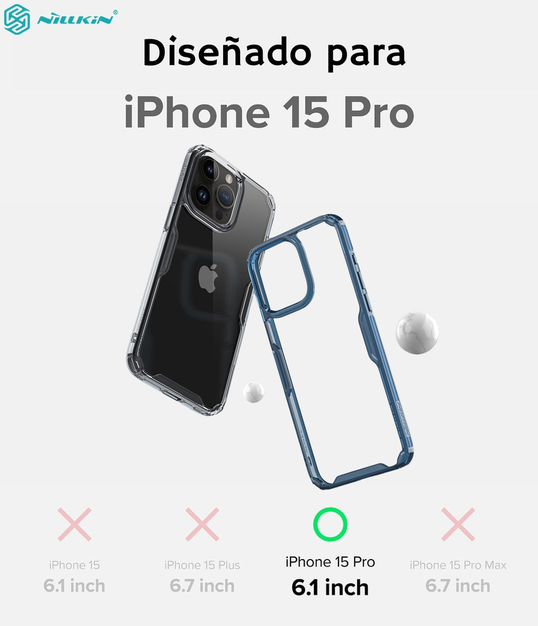 CASE NILLKIN NATURE – IPHONE 15 PRO