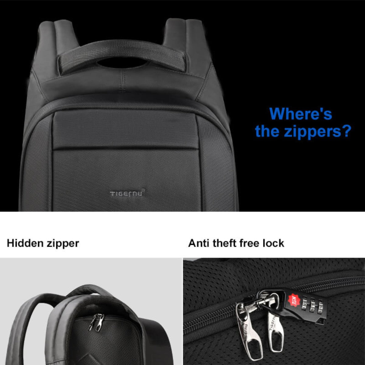 Mochila Antirrobo Tigernu TB3599
