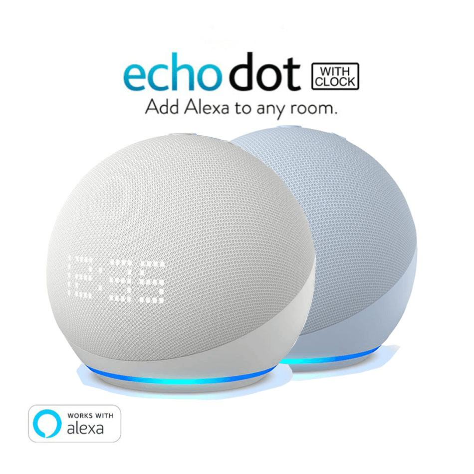 Amazon Echo Dot 5ta Gen Con Reloj