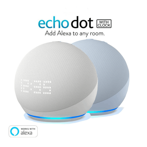 Amazon Echo Dot 5ta Gen Con Reloj
