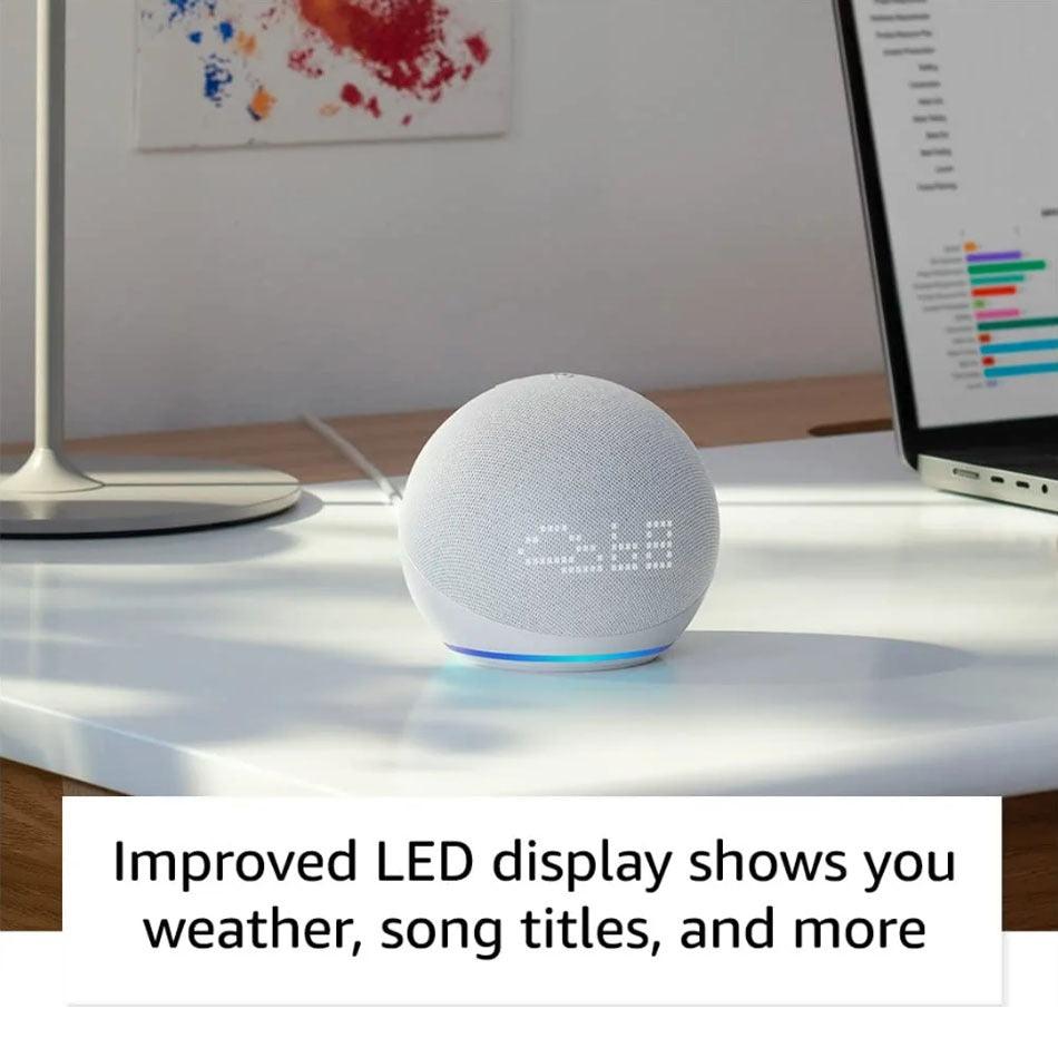Amazon Echo Dot 5ta Gen Con Reloj