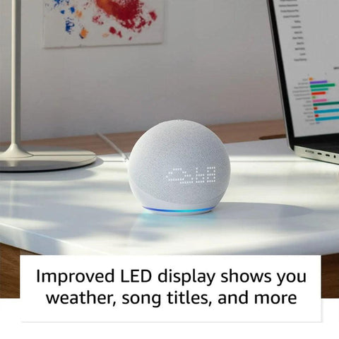 Amazon Echo Dot 5ta Gen Con Reloj