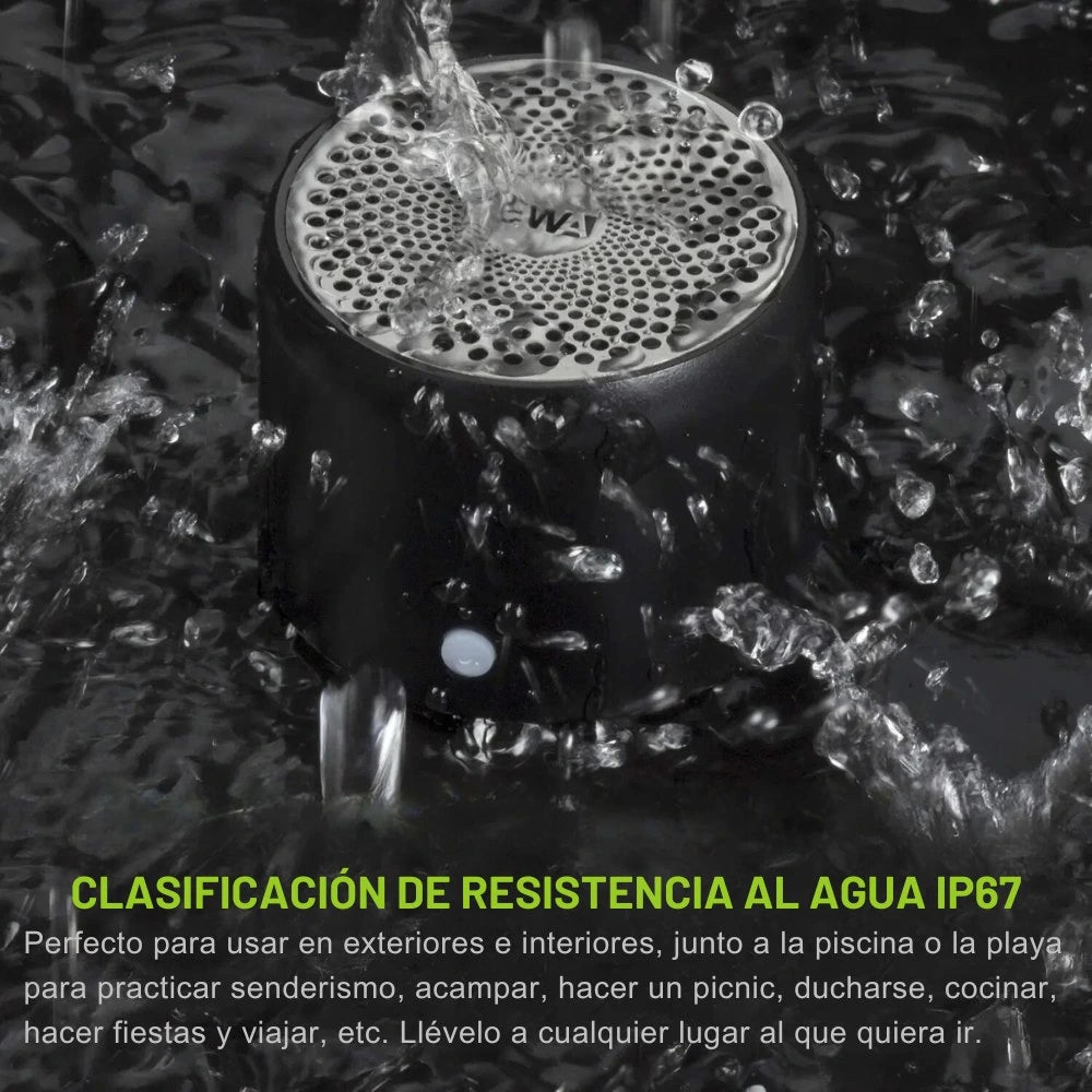 Mini altavoz Bluetooth EWA A106 Pro con radiador de grave