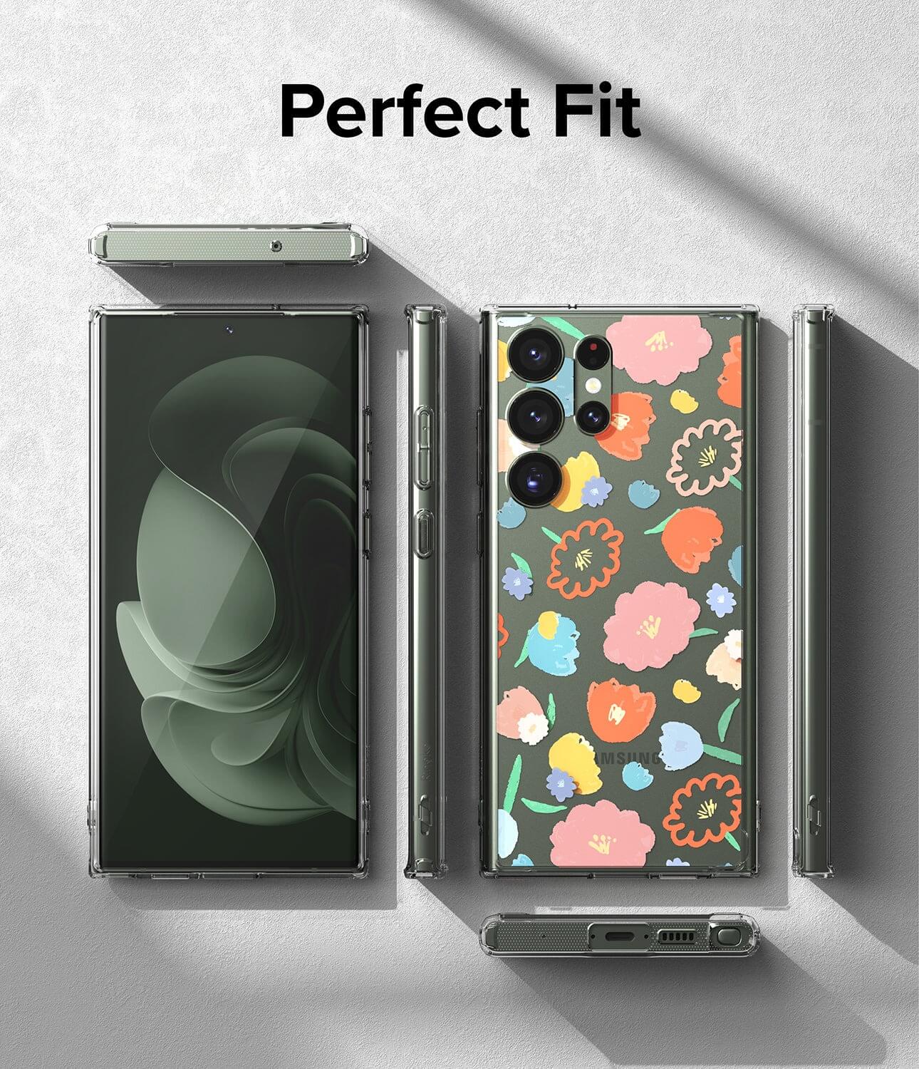 Case Ringke Fusion Floral - Galaxy S23 Ultra