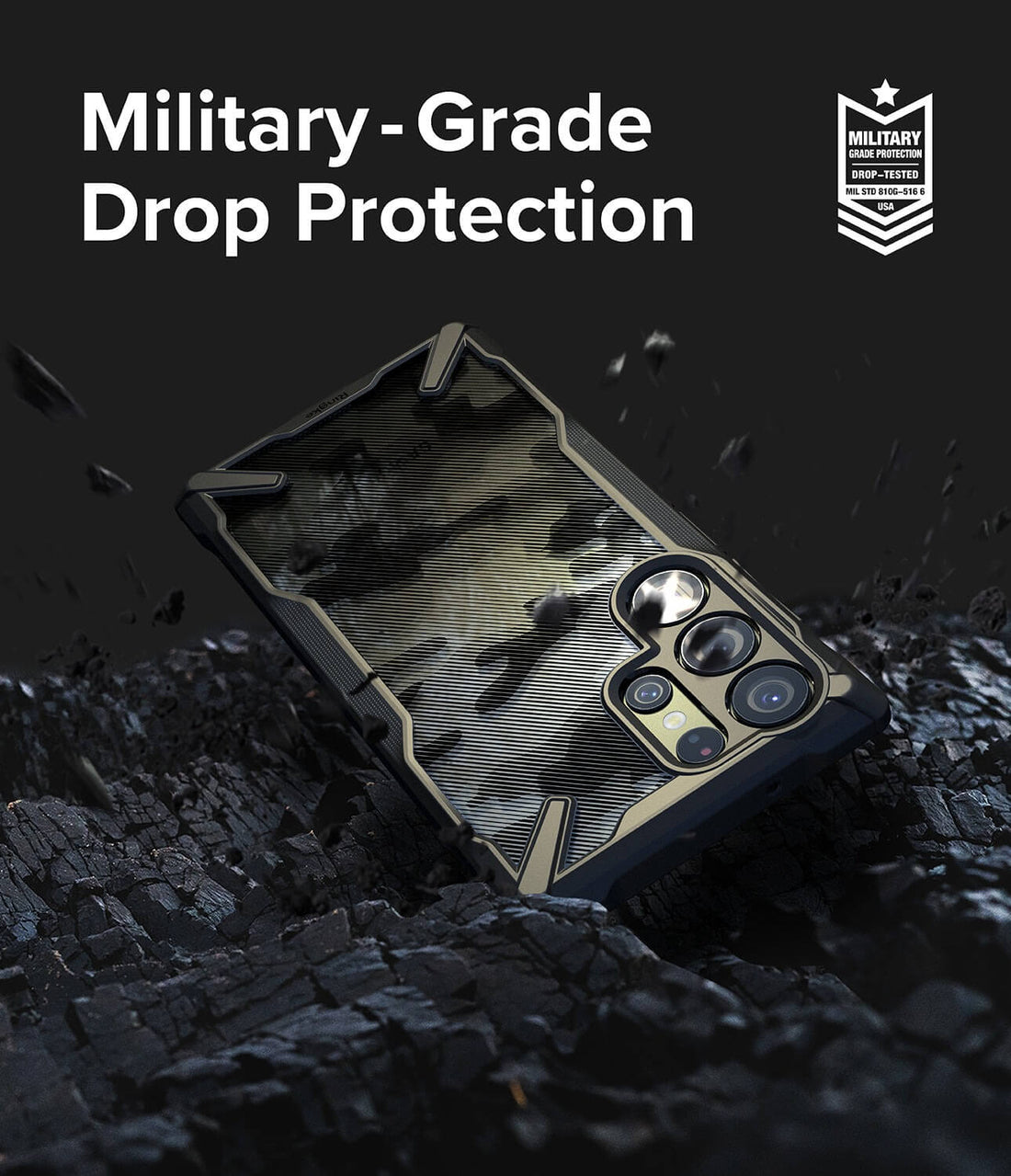 Case Ringke Fusion-X Camo Galaxy S23 Ultra