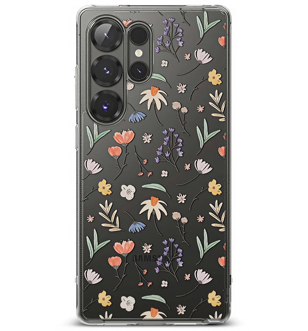 Case Ringke Fusion Design [Dry Flowers] - Galaxy S25 Ultra