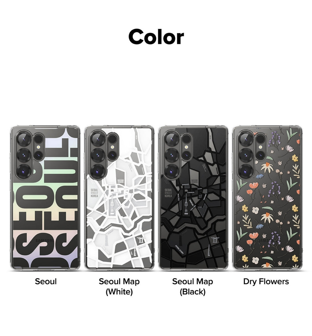 Case Ringke Fusion Design [Dry Flowers] - Galaxy S25 Ultra