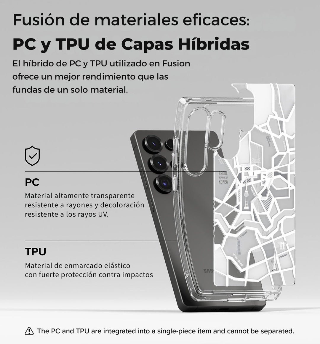 Case Ringke Fusion Design [Seoul Map] - Galaxy S25 Ultra