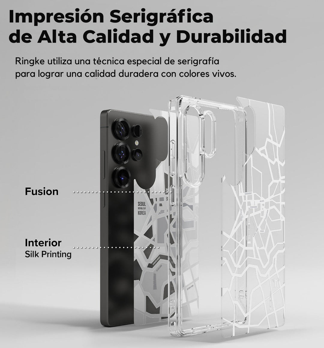 Case Ringke Fusion Design [Seoul Map] - Galaxy S25 Ultra