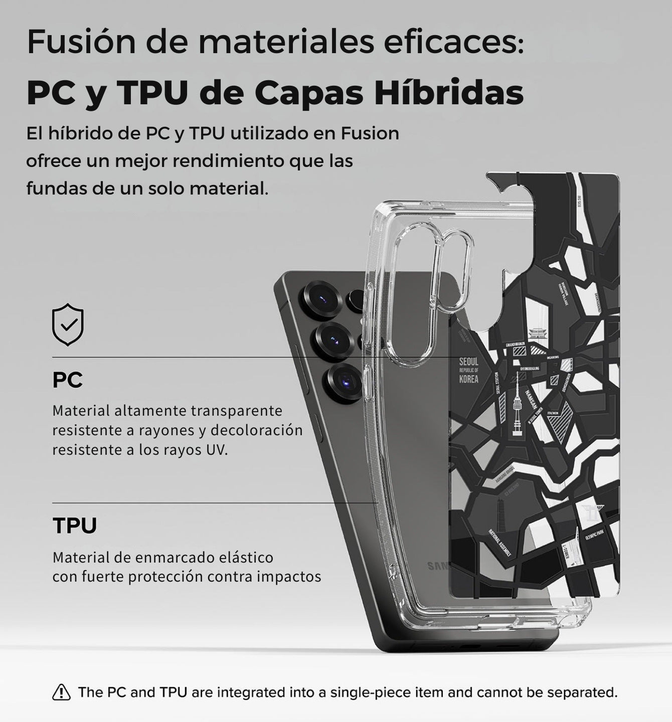 Case Ringke Fusion Design [Seoul Map] - Galaxy S25 Ultra