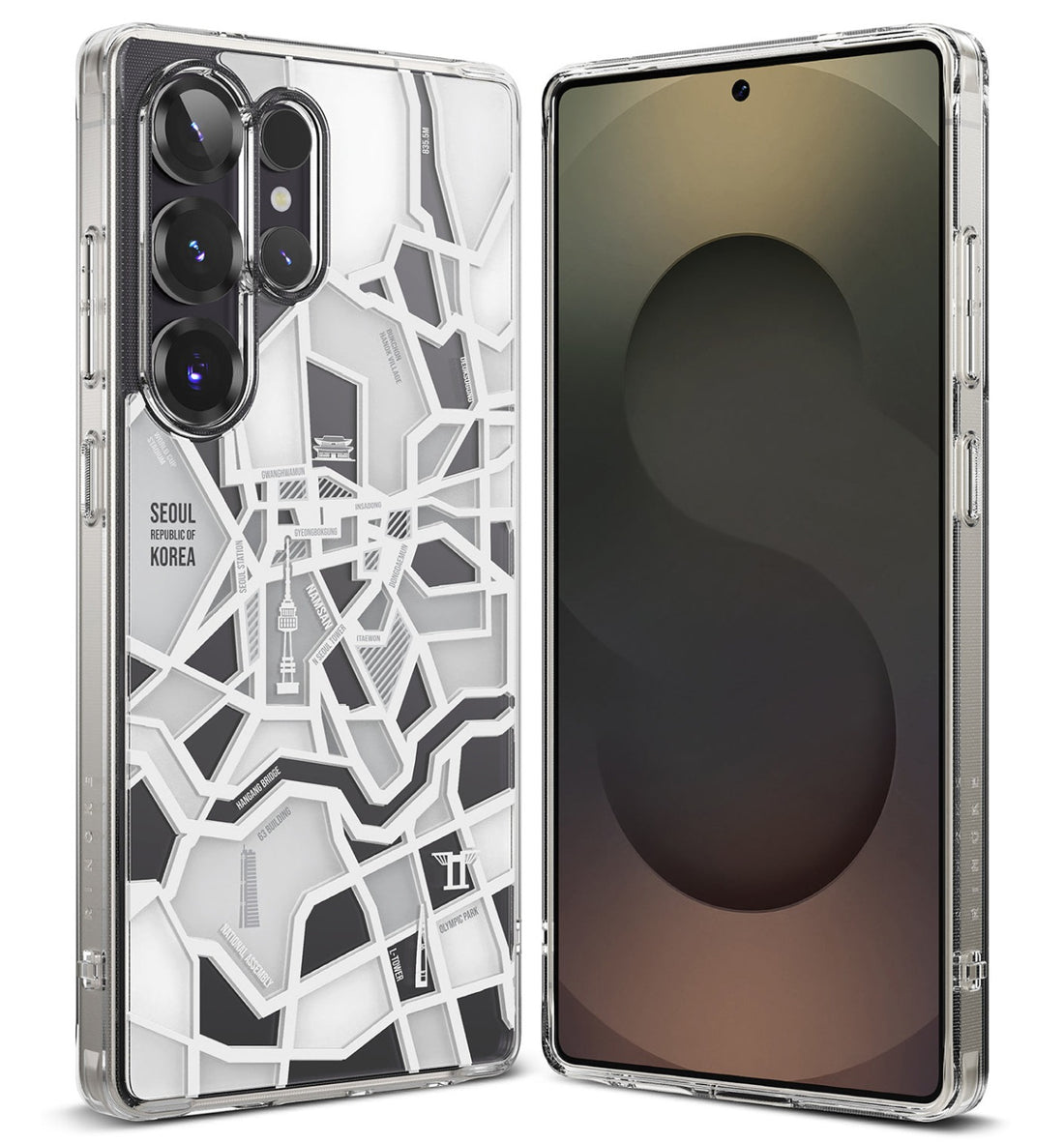 Case Ringke Fusion Design [Seoul Map] - Galaxy S25 Ultra