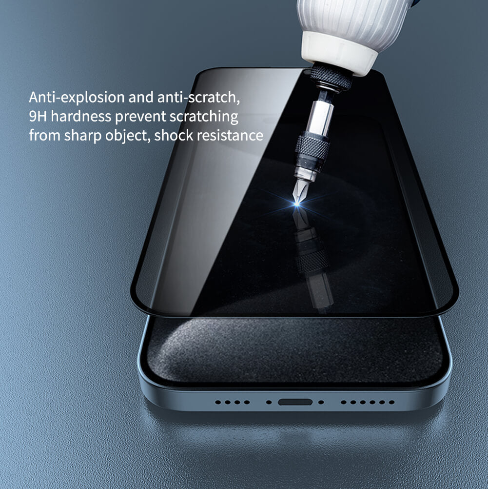 Protector de Pantalla Vidrio Nillkin Anti-espía - iPhone 15 Pro Max