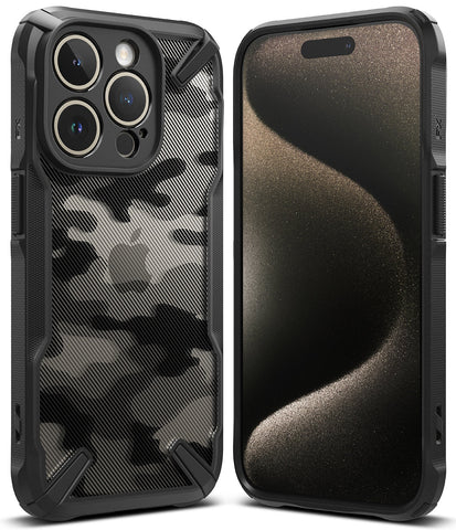 CASE RINGKE FUSION-X CAMO IPHONE 15 PRO