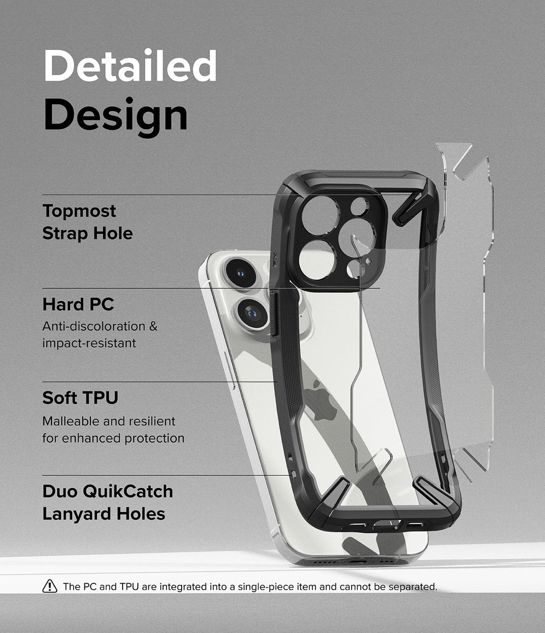 CASE RINGKE FUSION-X IPHONE 15 PRO
