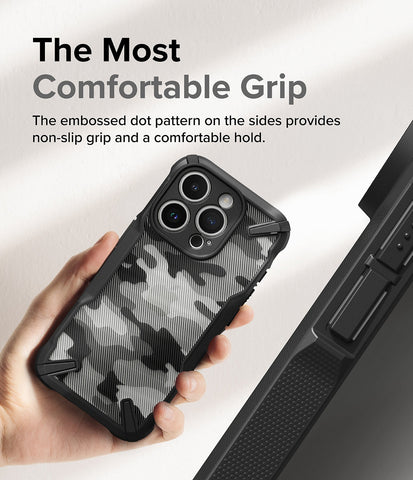 CASE RINGKE FUSION-X CAMO IPHONE 15 PRO
