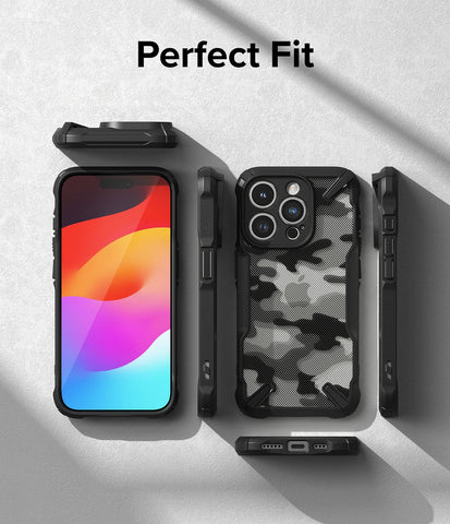 CASE RINGKE FUSION-X CAMO IPHONE 15 PRO