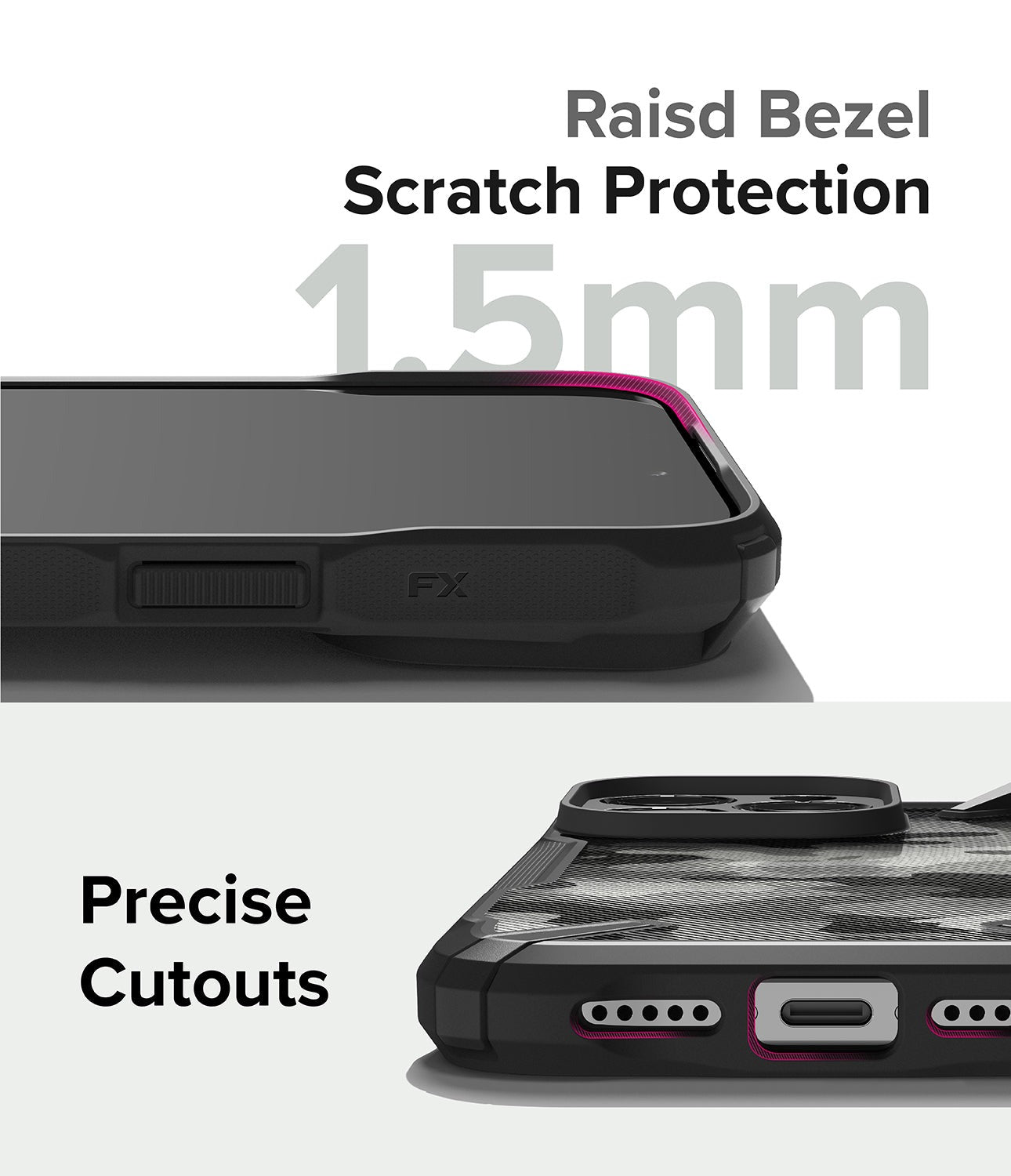 CASE RINGKE FUSION-X CAMO IPHONE 15 PRO