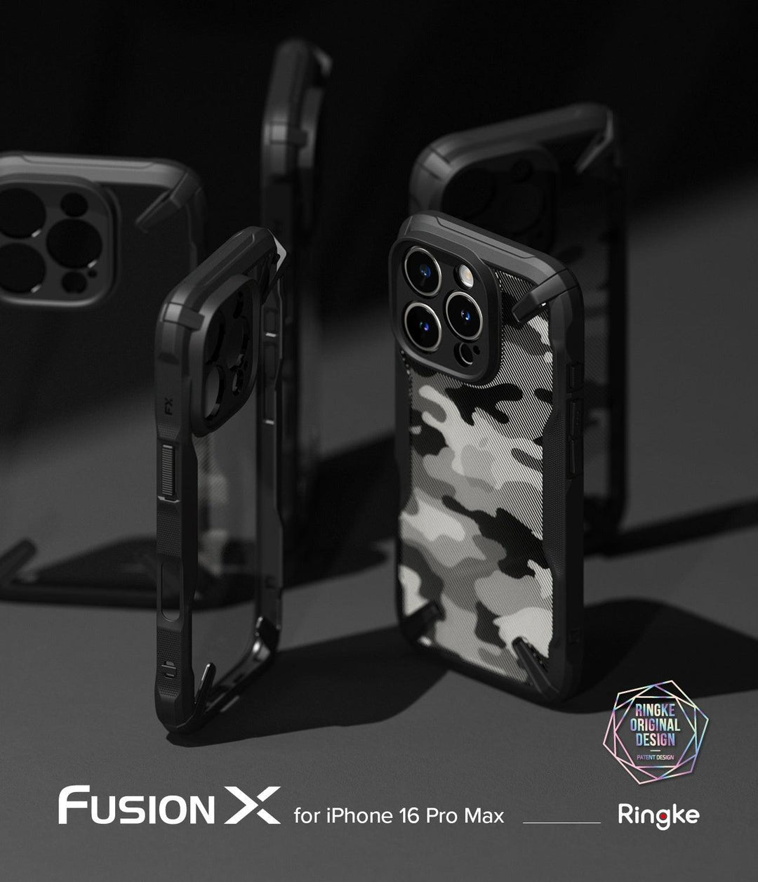 Case Ringke Fusion-X Camo iPhone 16 Pro Max