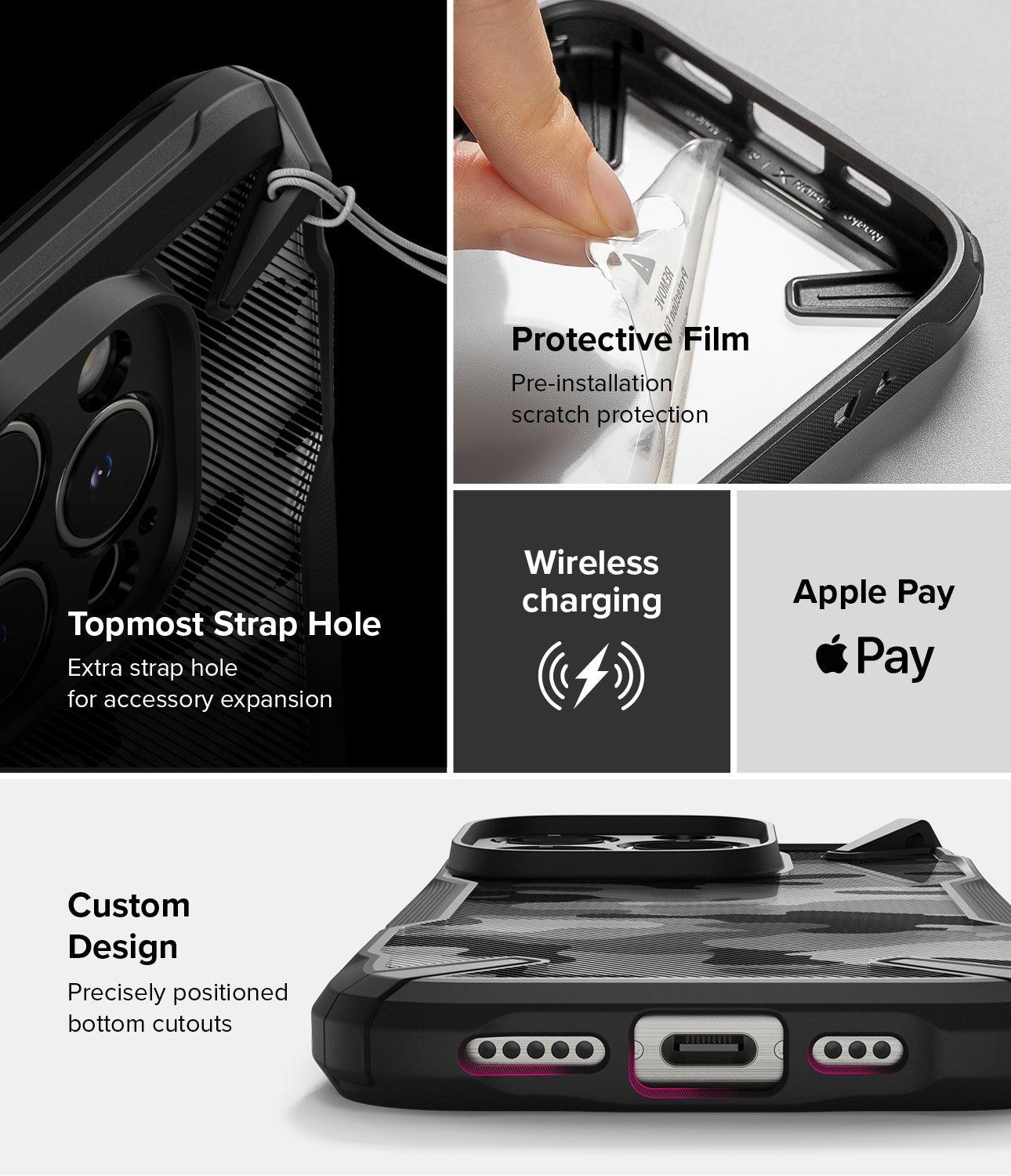 Case Ringke Fusion-X Camo iPhone 16 Pro Max