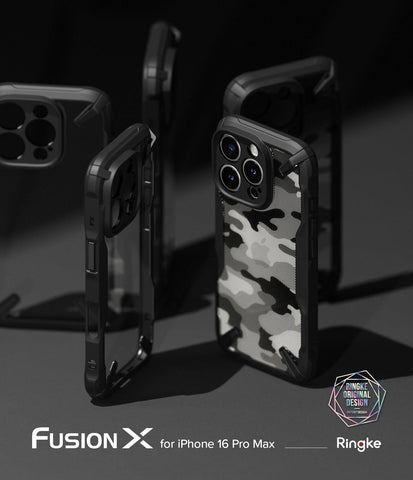 Case Ringke Fusion-X Camo iPhone 16 Pro Max