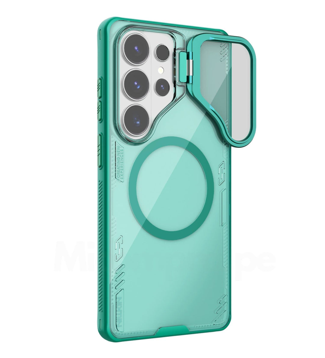 Protector de lentes de cámara transparente en case Nillkin verde original#color_green