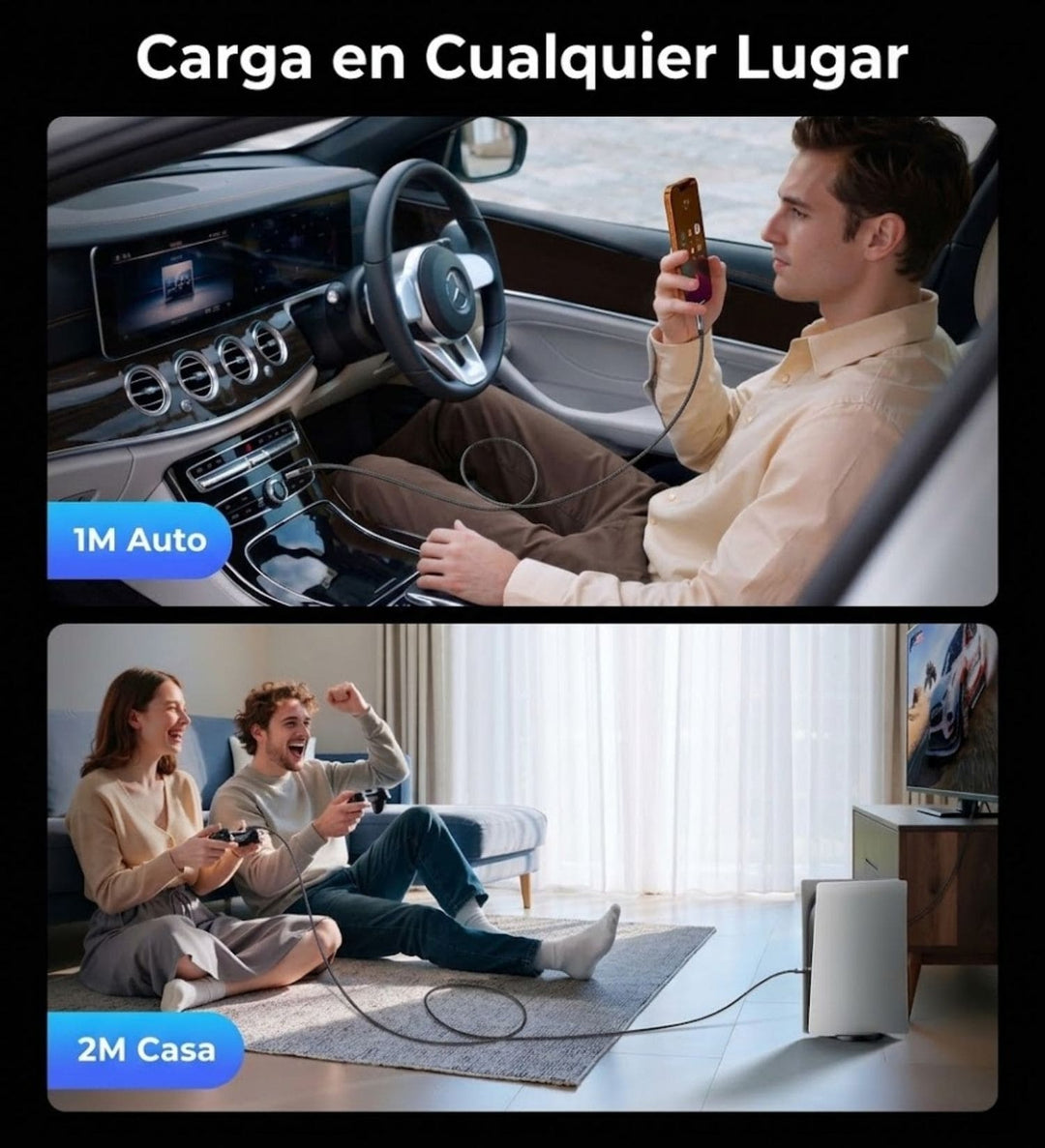 Cable Robot UGREEN UNO USB-C a USB-C 240W