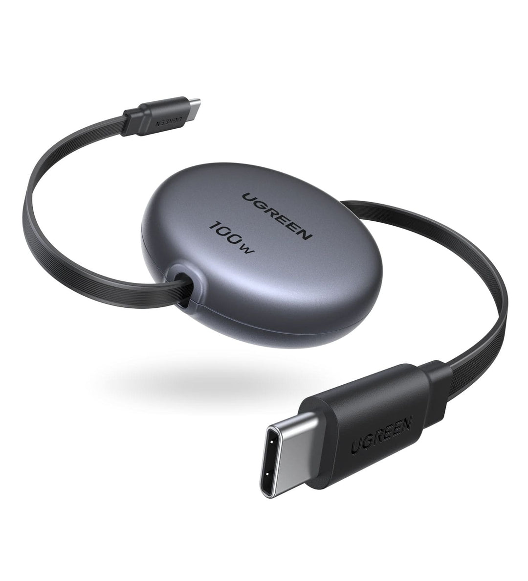 Cable retráctil UGREEN 100 W Carga Rápida PD de USB-C a USB-C