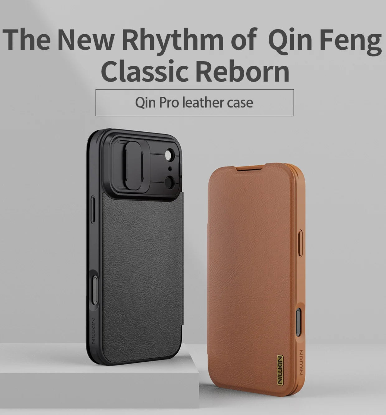 Case Nillkin Qin Pro Leather - iPhone 17 Pro Max