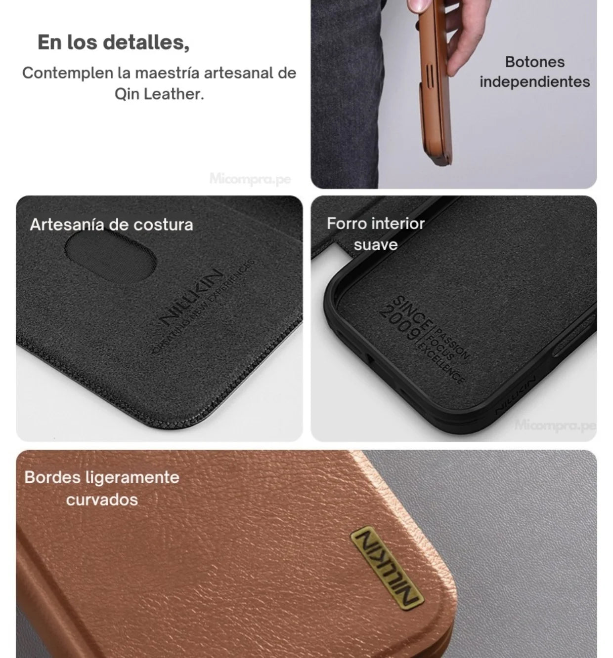 Case Nillkin Qin Pro Leather - iPhone 17 Pro Max