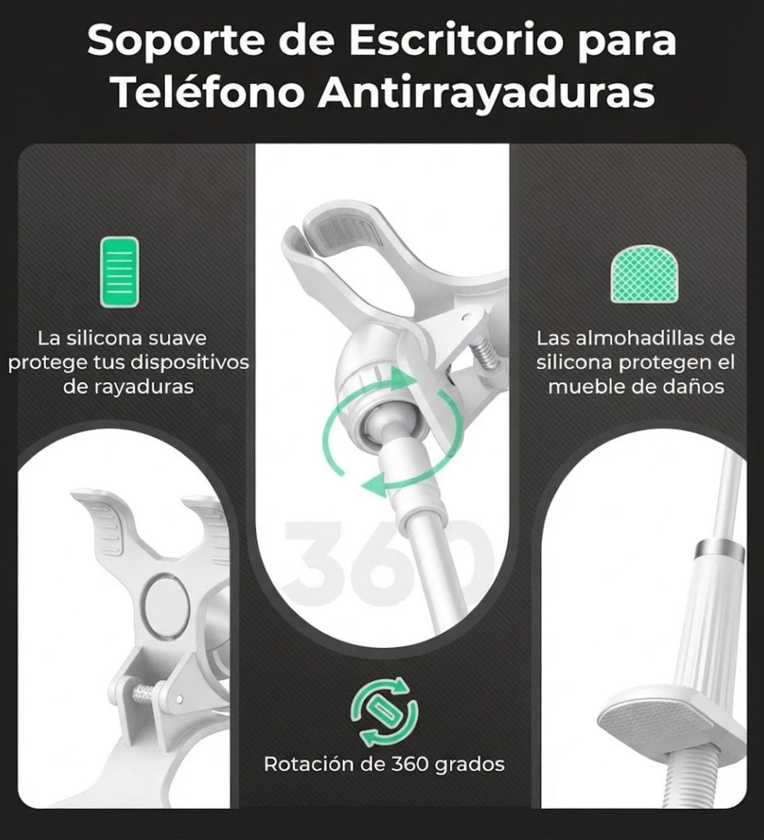Soporte multifunción UGREEN para teléfono