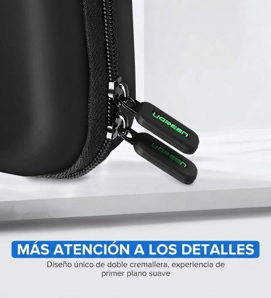 Estuche Organizador Antishock Para Disco Duro Externo 2.5 y Accesorios Ugreen
