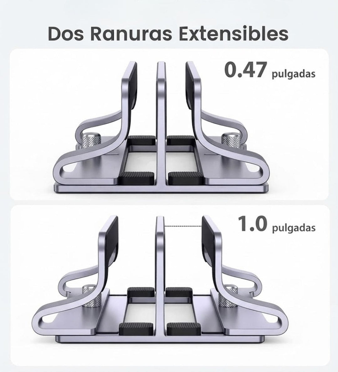 Soporte UGREEN vertical para portátil (doble ranura)