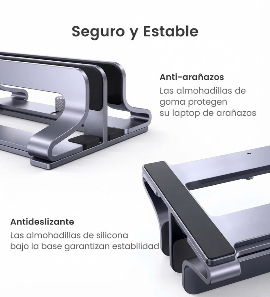 Soporte UGREEN vertical para portátil (doble ranura)