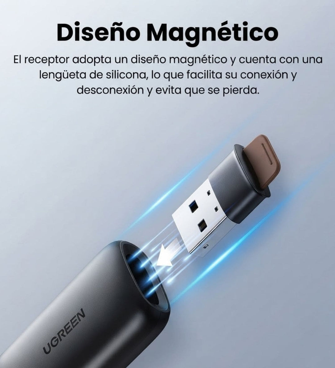 Presentador Inalambrico Con Puntero Laser USB Ugreen 100M