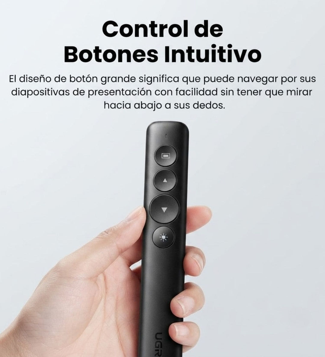 Presentador Inalambrico Con Puntero Laser USB Ugreen 100M
