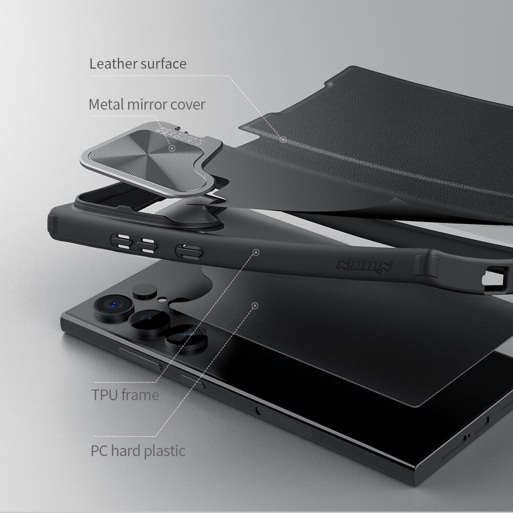 Case Nillkin Qin Leather Cover – Galaxy S24 ULTRA