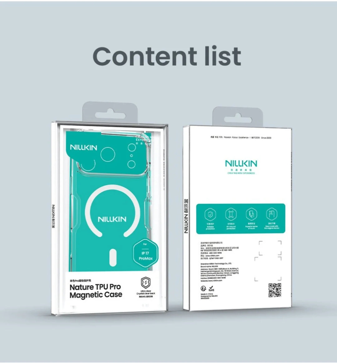 Case Nillkin Nature TPU Pro - iPhone 17 Pro Max (Magsafe)