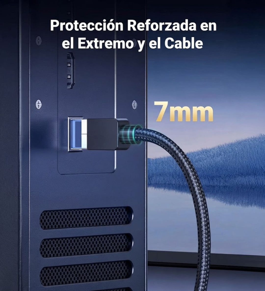 Cable Ethernet trenzado UGREEN CAT 8 de 3 Metros