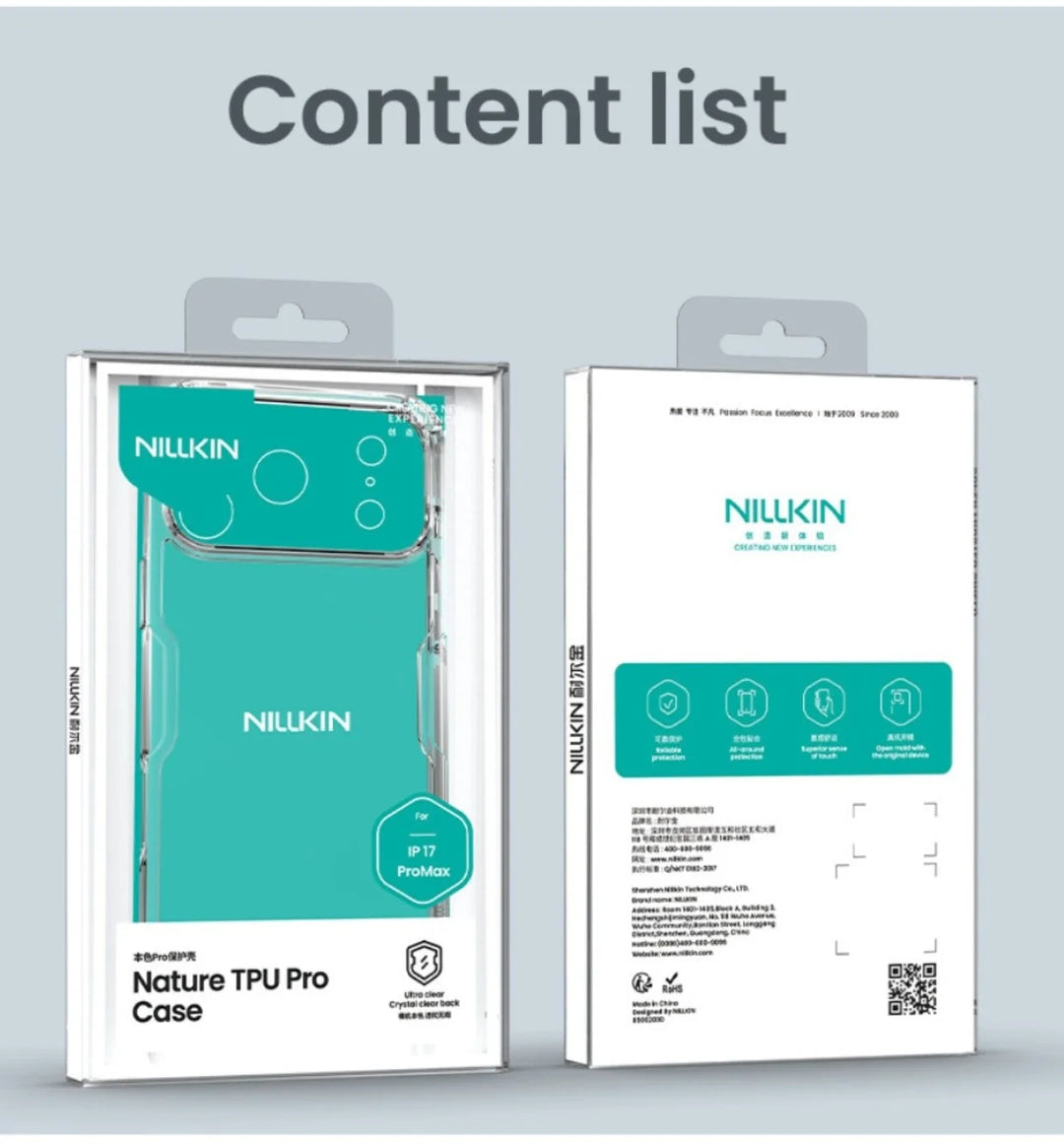 Case Nillkin Nature TPU Pro - iPhone 17 Pro Max