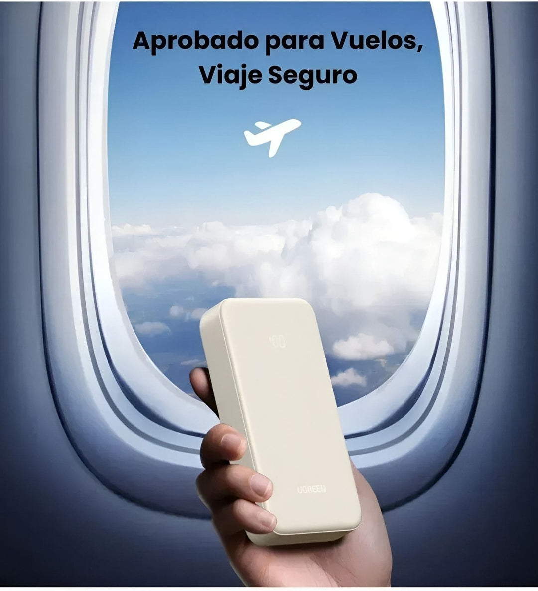 Power Bank Ugreen 20000mAh 30W Carga Rápida PD