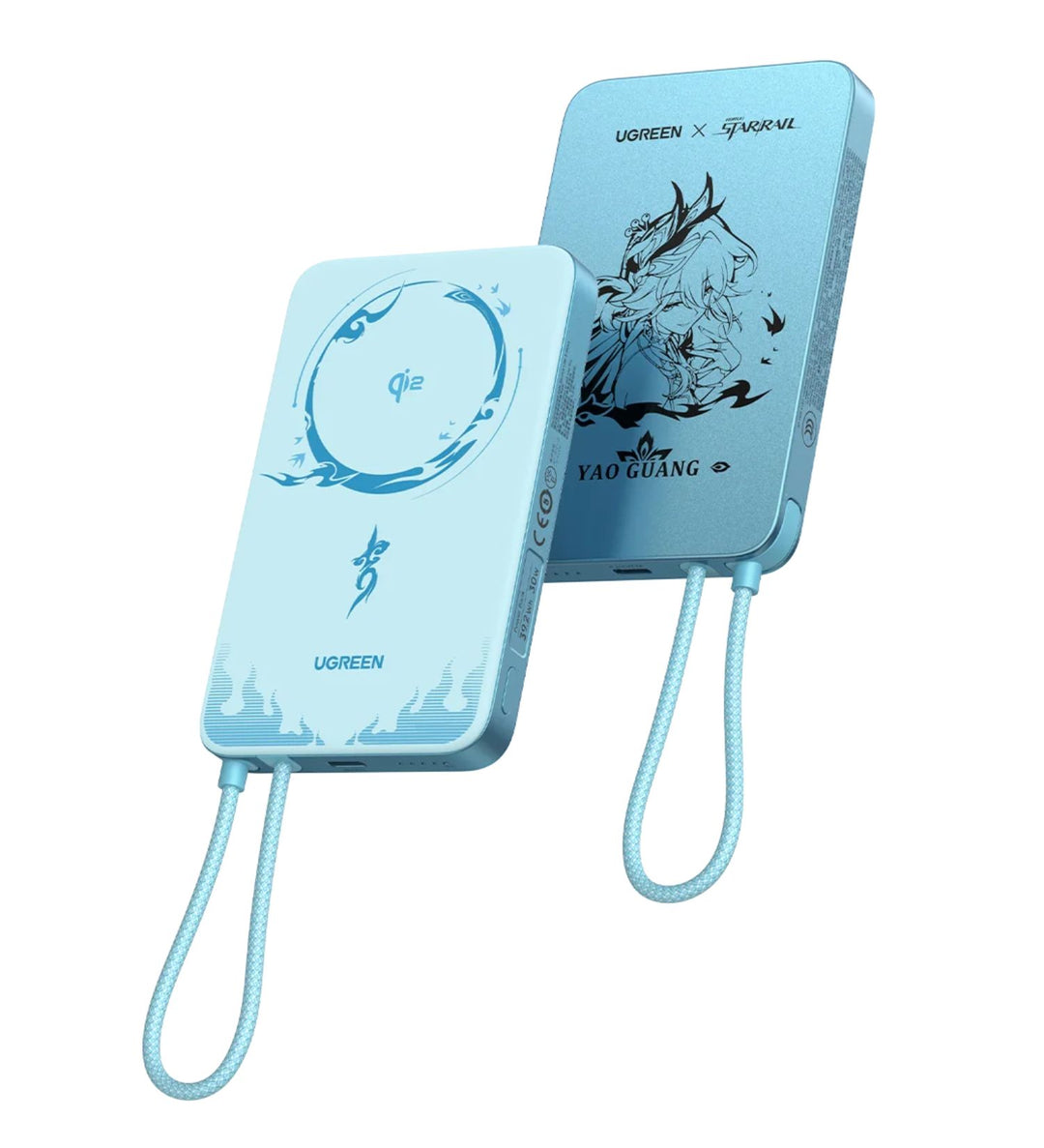 Power Bank Magnética UGREEN Honkai Star Rail Air de 10000 mAh 15 W