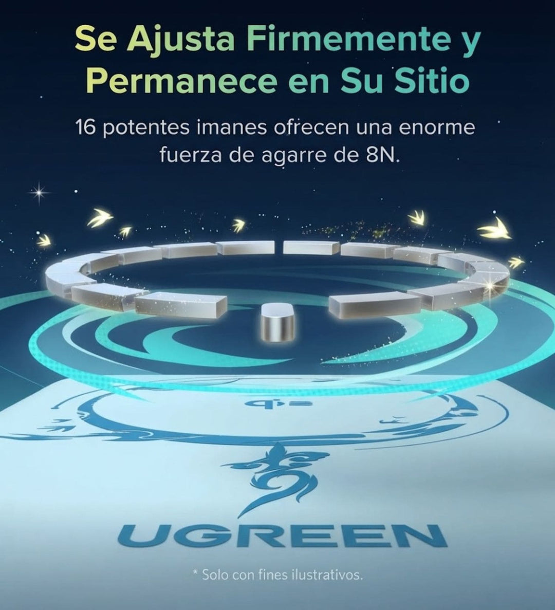 Power Bank Magnética UGREEN Honkai Star Rail Air de 10000 mAh 15 W