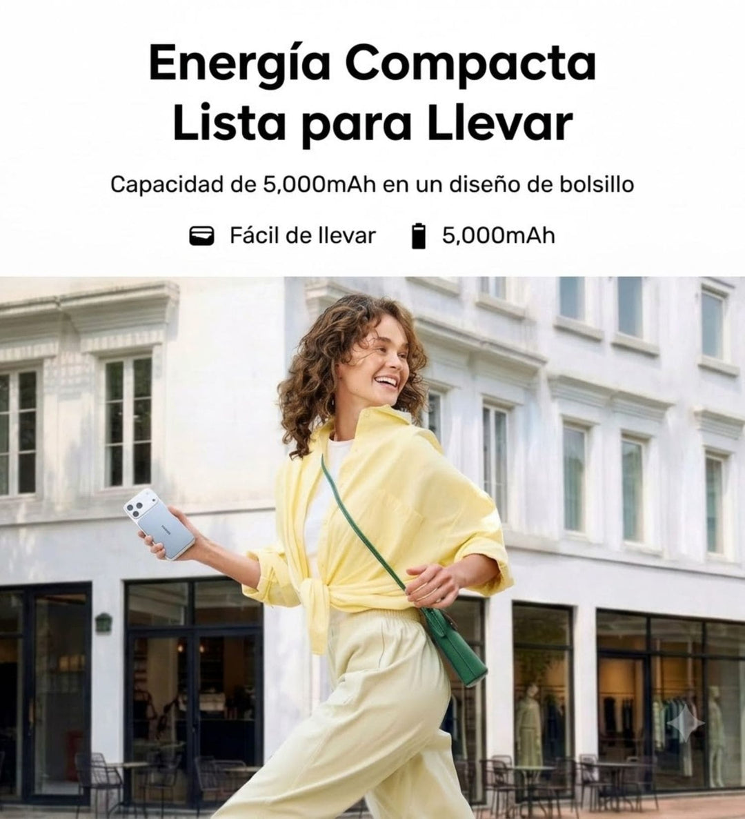 Power Bank Magnetica Ugreen Magflow Air Qi2 20w 5000mah - PB580
